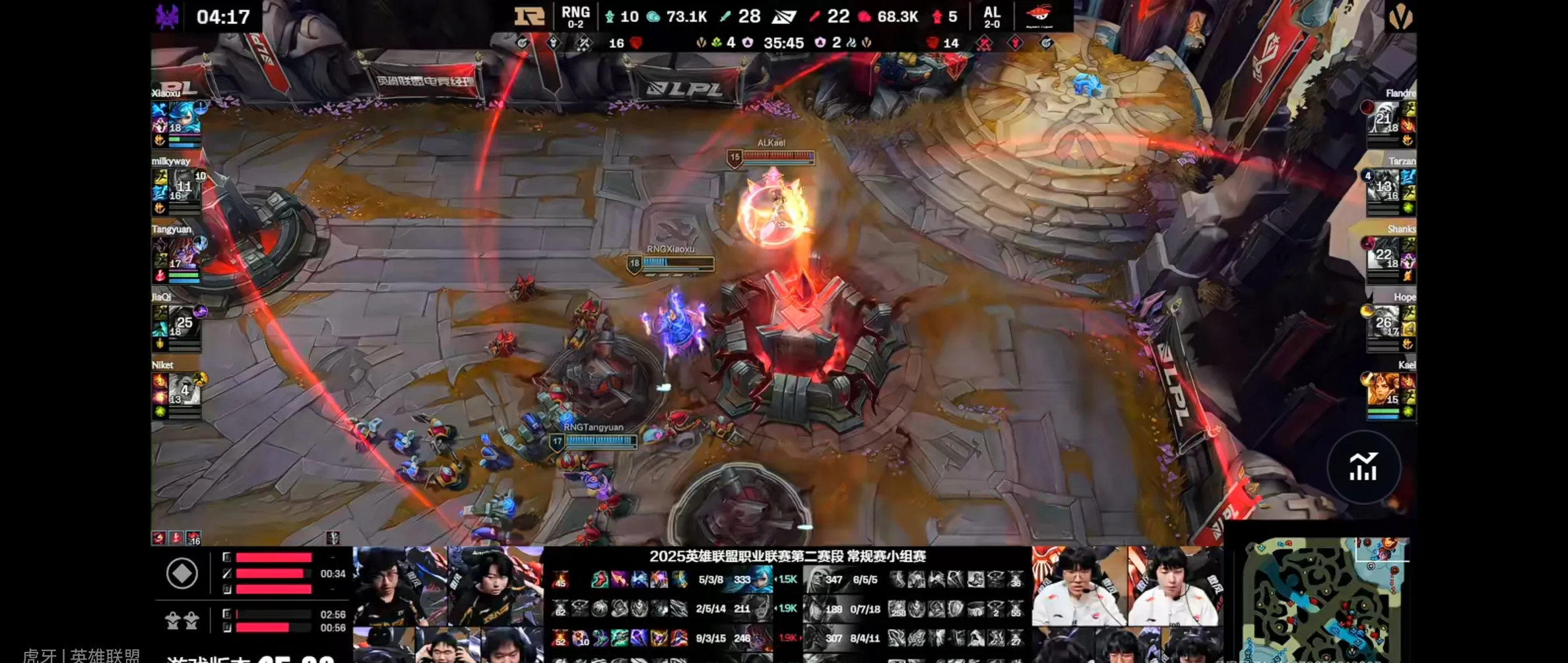 FLY力克EG，Zeus团战一打五峡谷大战八强赛，强势挺进下一轮